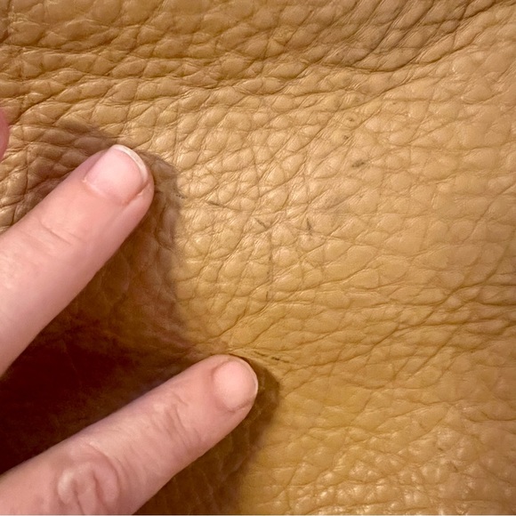 Coach 2006 Legacy Tan Thick Pebble Grain Leather Shoulder Hobo Bag Purse - Picture 15 of 17